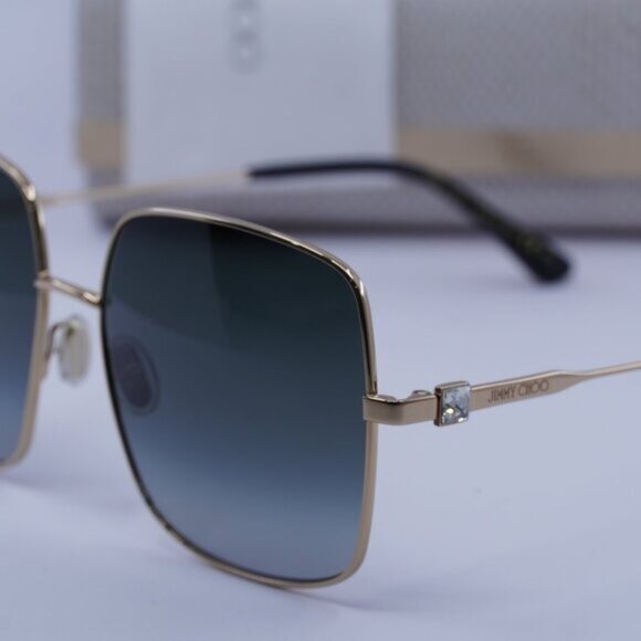 Jimmy Choo LILI/S 02M2 9O Square Sunglasses - Gold/Grey Gradient - Picture 6 of 10